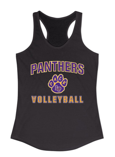 Lufkin Panthers Paw Volleyball Women's Tank Top