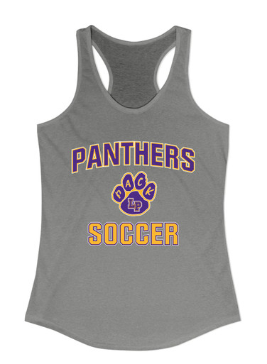 Lufkin Panthers Paw Soccer #1 Women's Tank Top