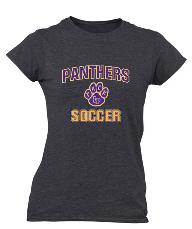 Lufkin Panthers Paw Soccer #1 Women's SS T-Shirt