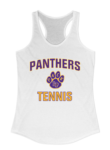Lufkin Panthers Paw Tennis Women's Tank Top