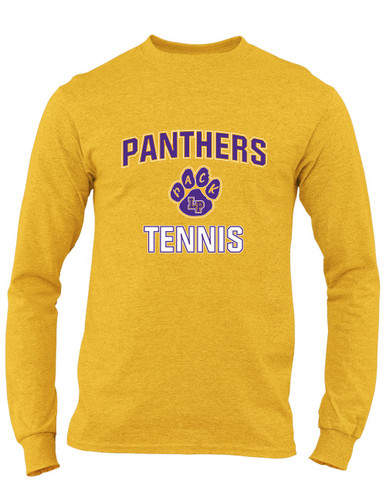 Lufkin Panthers Paw Tennis Men's LS T-Shirt