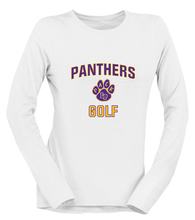 Lufkin Panthers Paw Golf Women's Premium LS T-Shirt