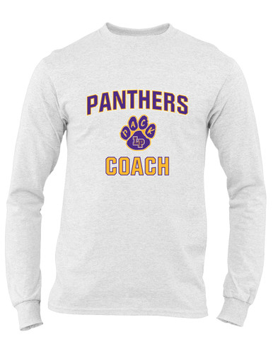 Lufkin Panthers Paw Coach Men's LS T-Shirt