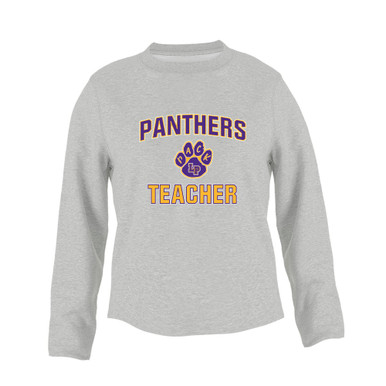 Lufkin Panthers Paw Teacher Women's Sweatshirt