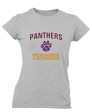 Lufkin Panthers Paw Teacher Women's Premium SS T-Shirt