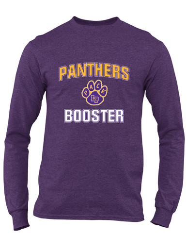 Lufkin Panthers Paw Booster Men's LS T-Shirt
