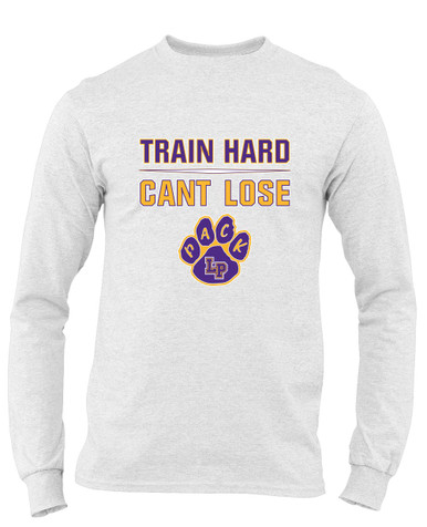 Lufkin Panthers Paw Train Hard, Can't Lose Men's Premium LS T-Shirt