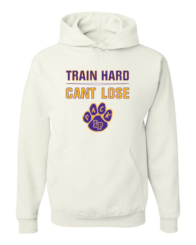 Lufkin Panthers Paw Train Hard, Can't Lose Men's Premium Hoodie