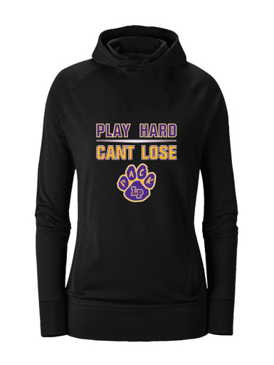 Lufkin Panthers Paw Play Hard, Can't Lose Women's Hoodie