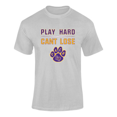 Lufkin Panthers Paw Play Hard, Can't Lose Men's SS T-Shirt