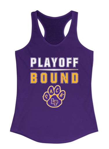 Lufkin Panthers Paw Playoff Bound Women's Tank Top