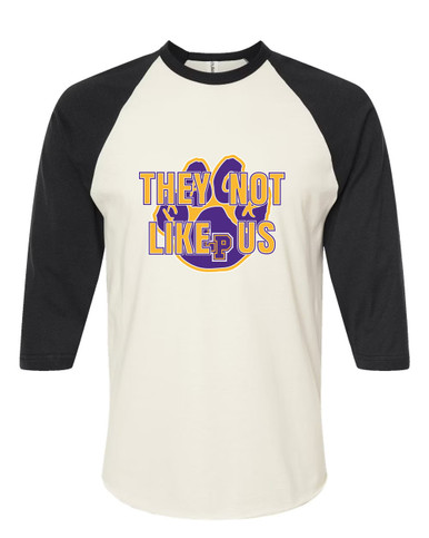 Lufkin Panthers Paw They Not Like Us #2 Women's Baseball T-Shirt