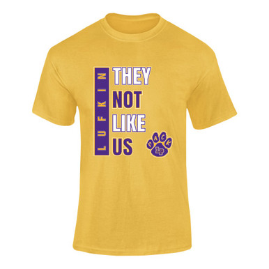Lufkin Panthers Paw They Not Like Us #1 Men's SS T-Shirt
