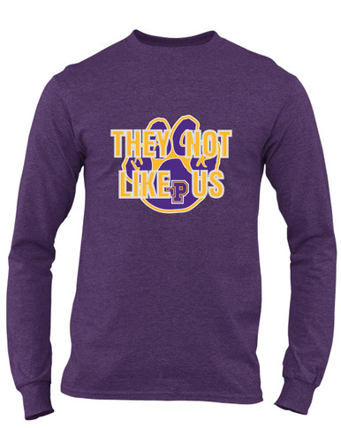 Lufkin Panthers Paw They Not Like Us #2 Men's LS T-Shirt