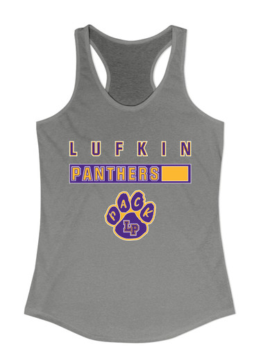 Lufkin Panthers Paw Mascot #7 Women's Tank Top