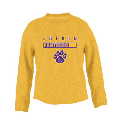 Lufkin Panthers Paw Mascot #7 Women's Sweatshirt