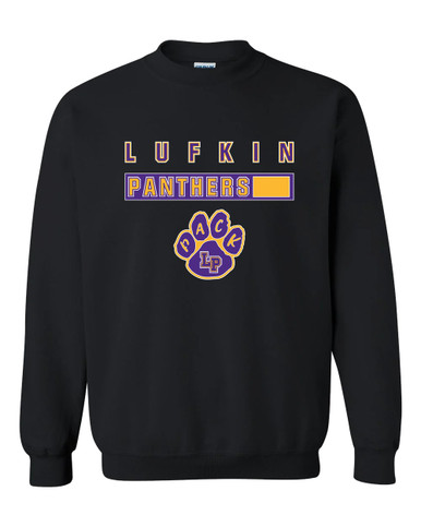 Lufkin Panthers Paw Mascot #7 Men's Sweatshirt