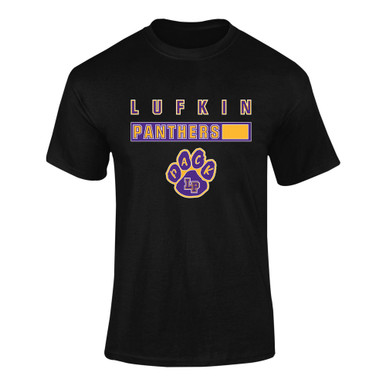 Lufkin Panthers Paw Mascot #7 Men's Premium SS T-Shirt