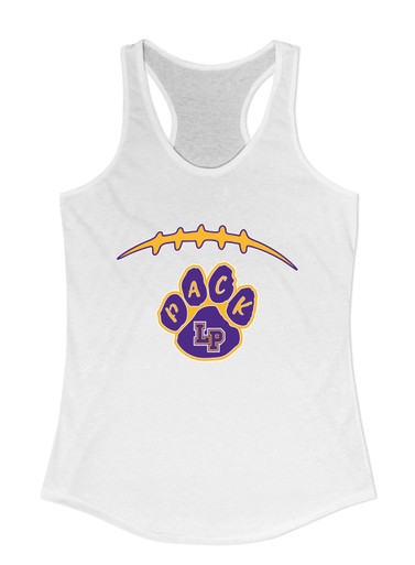 Lufkin Panthers Paw Football #2 Women's Tank Top