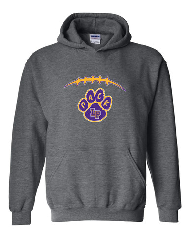 Lufkin Panthers Paw Football #2 Men's Hoodie