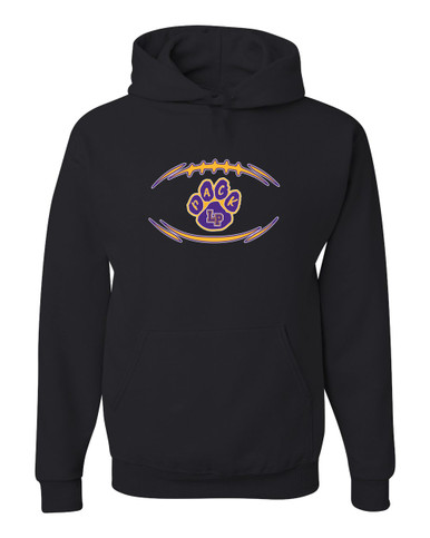 Lufkin Panthers Paw Football #3 Men's Premium Hoodie