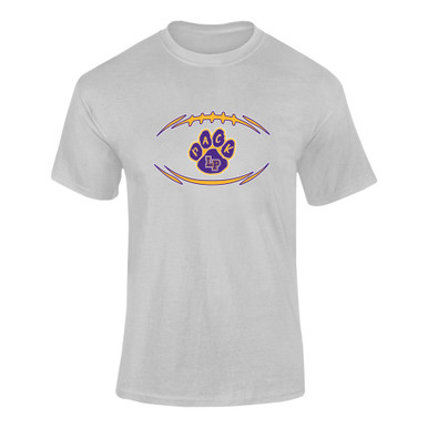 Lufkin Panthers Paw Football #3 Men's SS T-Shirt