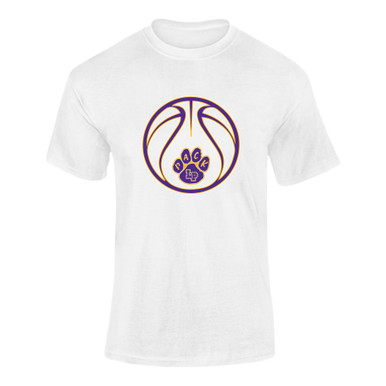 Lufkin Panthers Paw Basketball #2 Men's Premium SS T-Shirt