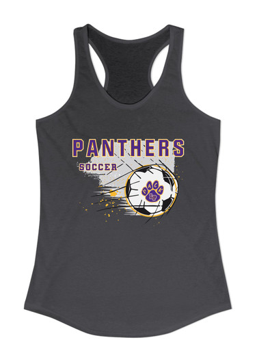 Lufkin Panthers Paw Soccer #2 Women's Tank Top
