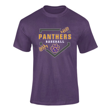 Lufkin Panthers Paw Baseball #2 Men's Premium SS T-Shirt