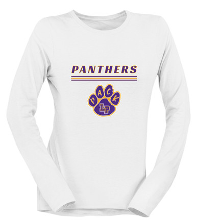 Lufkin Panthers Paw Mascot #8 Women's Premium LS T-Shirt