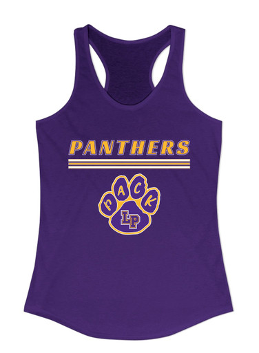 Lufkin Panthers Paw Mascot #8 Women's Tank Top