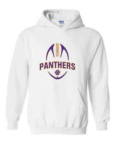 Lufkin Panthers Paw Football #5 Men's Hoodie