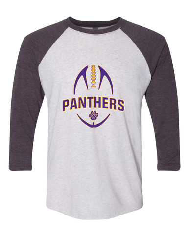 Lufkin Panthers Paw Football #5 Men's Baseball T-Shirt