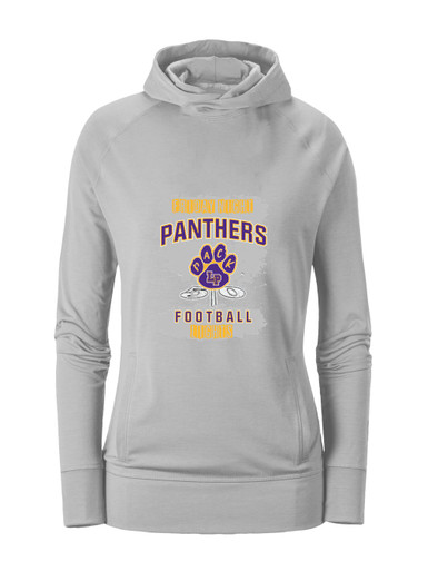Lufkin Panthers Paw Football #6 Women's Hoodie