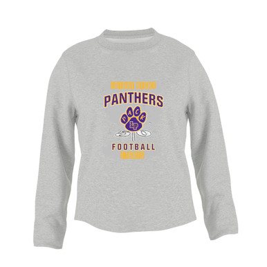 Lufkin Panthers Paw Football #6 Women's Sweatshirt
