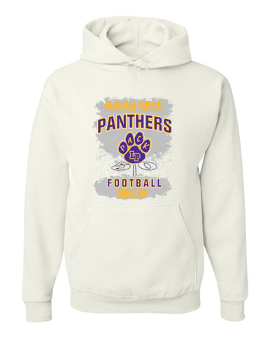 Lufkin Panthers Paw Football #6 Men's Premium Hoodie