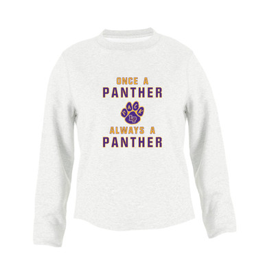 Lufkin Panthers Paw Once A Women's Sweatshirt