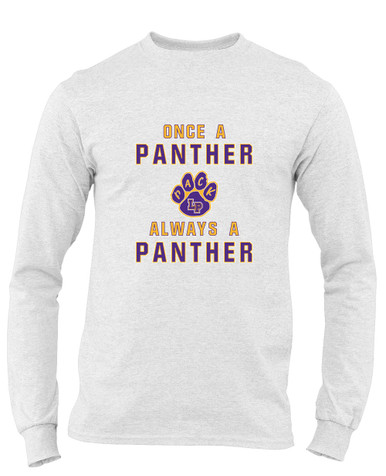 Lufkin Panthers Paw Once A Men's Premium LS T-Shirt