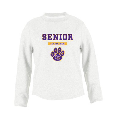 Lufkin Panthers Paw Senior #2 Women's Sweatshirt