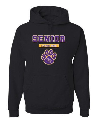 Lufkin Panthers Paw Senior #2 Men's Premium Hoodie