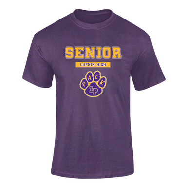 Lufkin Panthers Paw Senior #2 Men's SS T-Shirt