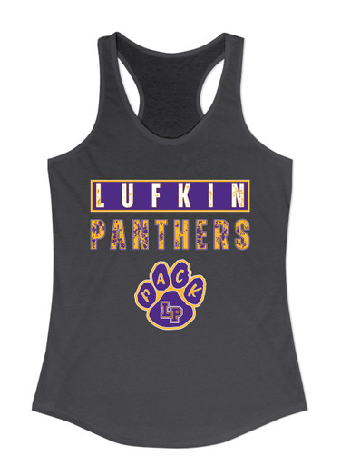 Lufkin Panthers Paw Mascot #9 Women's Tank Top