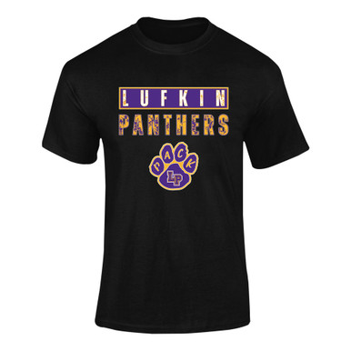 Lufkin Panthers Paw Mascot #9 Men's Premium SS T-Shirt