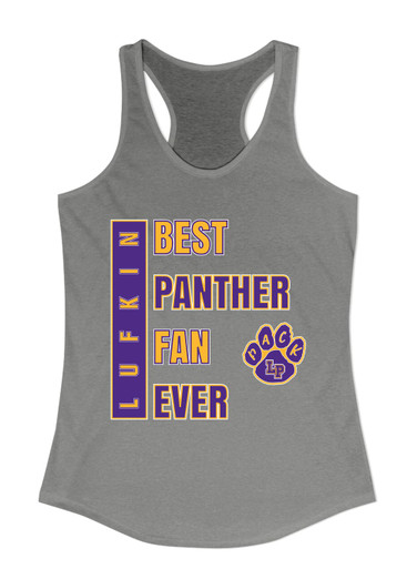 Lufkin Panthers Paw Best Panther Fan Women's Tank Top