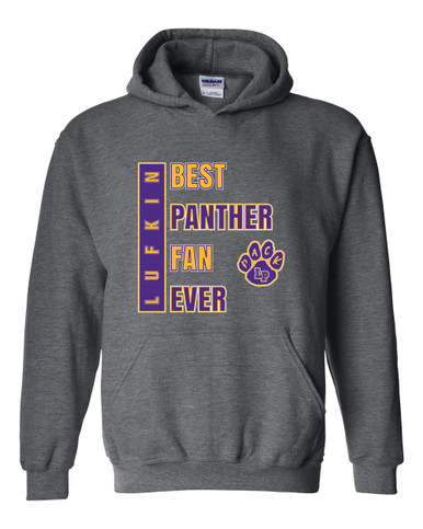 Lufkin Panthers Paw Best Panther Fan Men's Hoodie
