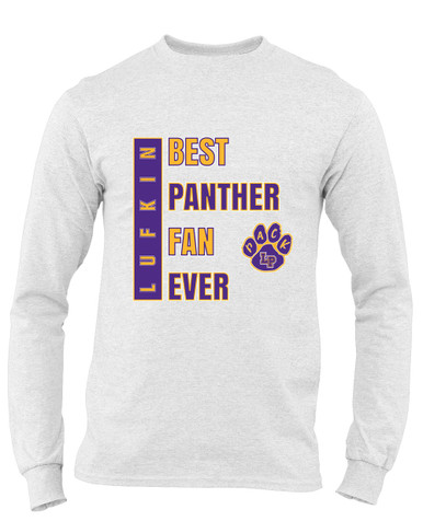 Lufkin Panthers Paw Best Panther Fan Men's Premium LS T-Shirt