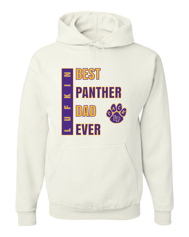 Lufkin Panthers Paw Best Panther Dad Men's Premium Hoodie