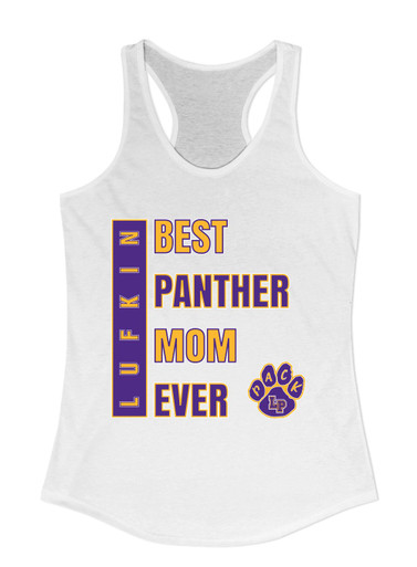 Lufkin Panthers Paw Best Panther Mom Women's Tank Top