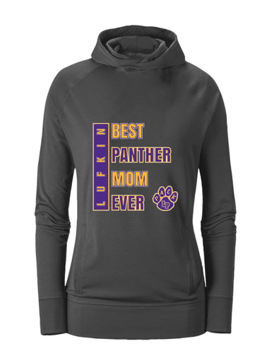 Lufkin Panthers Paw Best Panther Mom Women's Hoodie