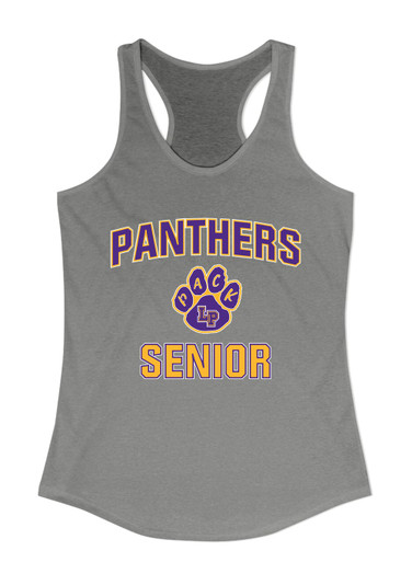 Lufkin Panthers Paw Senior #1 Women's Tank Top